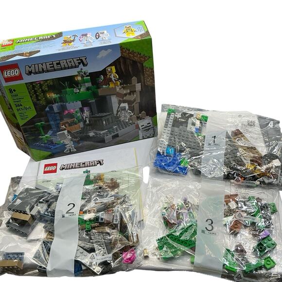 LEGO Minecraft The Skeleton Dungeon 21189 Toy Building Kit 364 pcs - Picture 2 of 10
